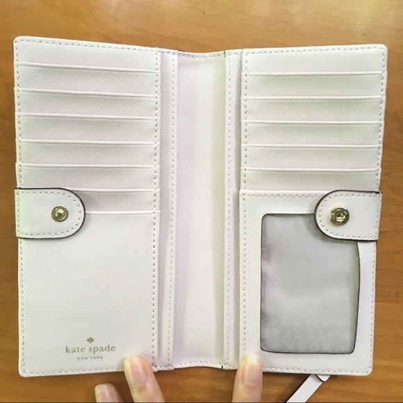 Kate Spade Haven Lane Plum Dawn Stacy Wallet - Picture 6 of 8